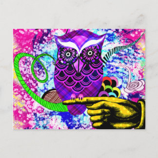 Wat een Hoot Briefkaart