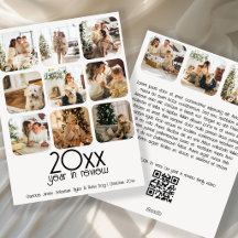 Wat een Jaar 12 Foto Tekst QR Code Persoonlijk