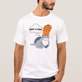 Wat een krokodil grappig t-shirt