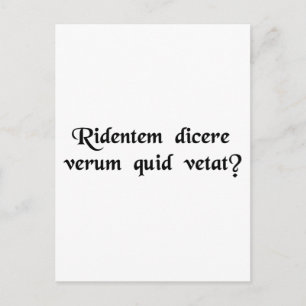 Wat een lachend man verbiedt de waarheid te vertel briefkaart