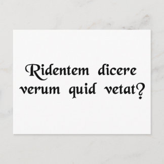 Wat een lachend man verbiedt de waarheid te vertel briefkaart