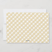 Wat een leuke goudglitter kerstfoto feestdagenkaart (Achterkant)