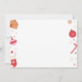 Wat een leuke kerst verjaardag foto Dank je wel Bedankkaart (Achterkant)