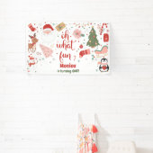 Wat een leuke kerstverjaardag spandoek (Insitu)