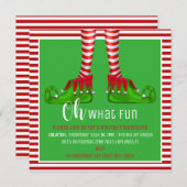 Wat een leuke uitnodiging voor kerstfeest? (Voorkant / Achterkant)