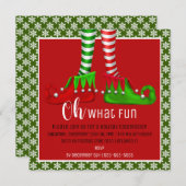Wat een leuke uitnodiging voor kerstfeest? (Voorkant / Achterkant)