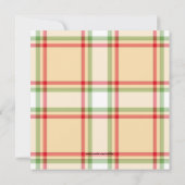 Wat een leuke uitnodiging voor kerstfeest? (Achterkant)