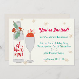 Wat een leuke vakantie uitnodigen kaart