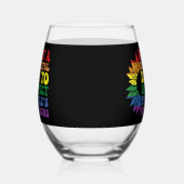 Wat een mooie dag om andermans leven te respectere wijnglas zonder voet (Links)