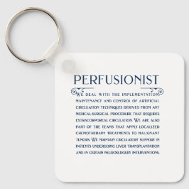 Wat een parfusionist doet sleutelhanger