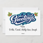 Wat een PHOTOBOMB Feestdagenkaart (Achterkant)