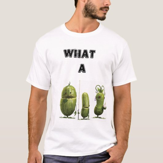 Wat een pickle statement t-shirt (Voorkant)