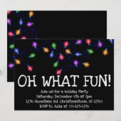 Wat een plezier! Uitnodiging feestdag (Voorkant / Achterkant)