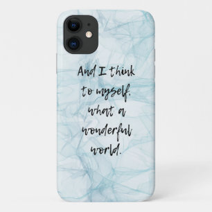 Wat een prachtige blauwe wereld iPhone 11 hoesje