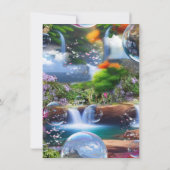 Wat een prachtige wereld waar ik in leef kaart (Achterkant)