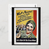 Wat een record briefkaart (Voorkant / Achterkant)