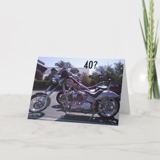 WAT EEN RITJE IS HET GEWEEST - 40ste VERJAARDAG Kaart (Voorkant)