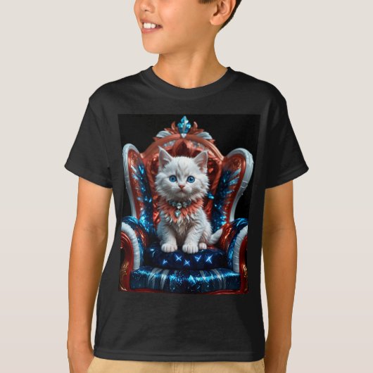 Wat een Schattige Kat! T-shirt (Voorkant)