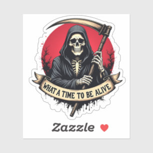 Wat een tijd om te leven Classic Sticker