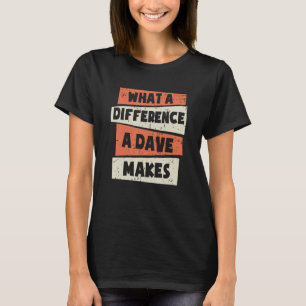 Wat een verschil maakt een Dave Dave T-shirt