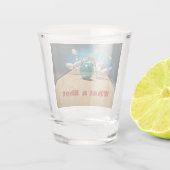 Wat een worp Bowling shotglas Shot Glas (Achterkant)