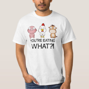 Wat eet je? Wat eet je? -Dieren T-shirt