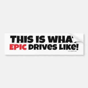 Wat epische drijfveren als Grappig Gezegde Legenda Bumpersticker