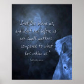 wat er achter ons ligt ... poster (Voorkant)