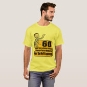 Wat er gebeurde 60e verjaardag cadeaus t-shirt (Voorkant volledig)