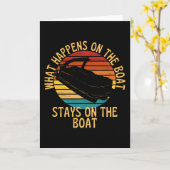 Wat er gebeurt blijft op de boot kaart (Gele Bloem)