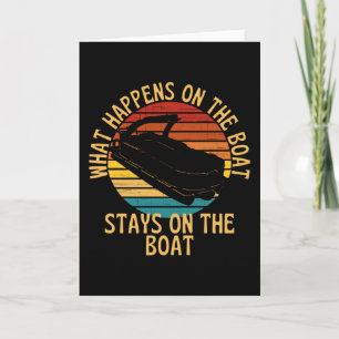 Wat er gebeurt blijft op de boot kaart