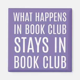 Wat er gebeurt in Book Club Stays Magnet Magneet