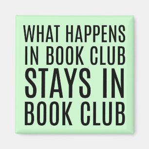 Wat er gebeurt in Book Club Stays Magnet Magneet