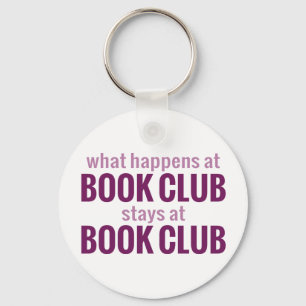 Wat er gebeurt in de boekenclubs in de boekenclub sleutelhanger