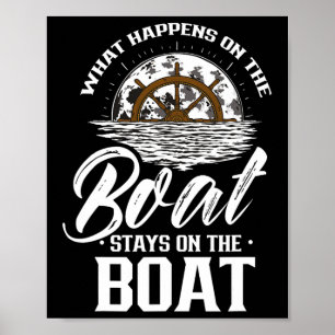 Wat er gebeurt op de bootstallen op de schipper poster