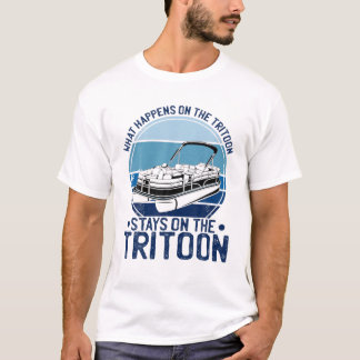 Wat er gebeurt op de Triton blijft op het Tritoon T-shirt