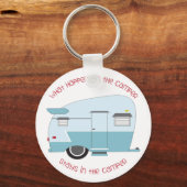 Wat er in de Camper gebeurt Sleutelhanger (Voorkant)