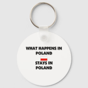Wat er in POLEN gebeurt Sleutelhanger
