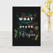 Wat er in Vegas gebeurt Kaart (Gele Bloem)