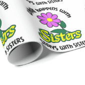 Wat er met zussen gebeurt cadeaupapier (Rol Hoek)