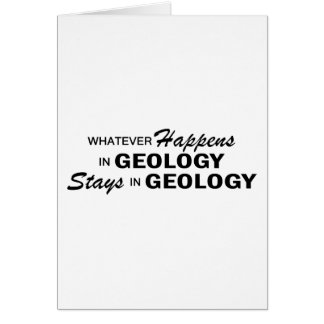 Wat er ook gebeurt - Geologie