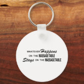Wat er ook gebeurt - Massagetabel Sleutelhanger (Voorkant)