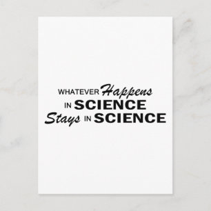 Wat er ook gebeurt - Wetenschap Briefkaart