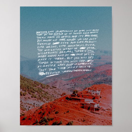 Wat er ook hier gebeurt, poster (Voorkant)