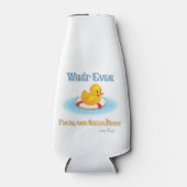 Wat er ook op drijft. flesjeskoeler (Voorkant)