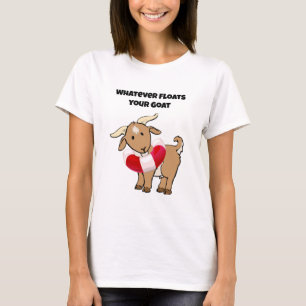 Wat er ook op drijft, je Cartoon voor het behoud v T-shirt