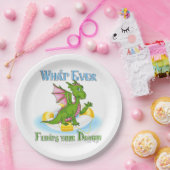 Wat er ook op drijft... papieren bordje (Feest)