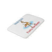 Wat er ook op drijft Uw Giraffe Badmat (Gekanteld)