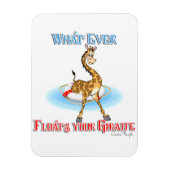 Wat er ook op drijft Uw Giraffe Magneet (Verticaal)