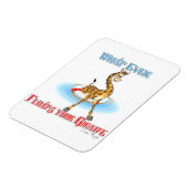 Wat er ook op drijft Uw Giraffe Magneet (Linkerzijde)